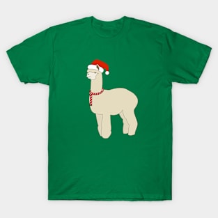 Christmas Llama Digital Art | Christmas Special | illusima T-Shirt